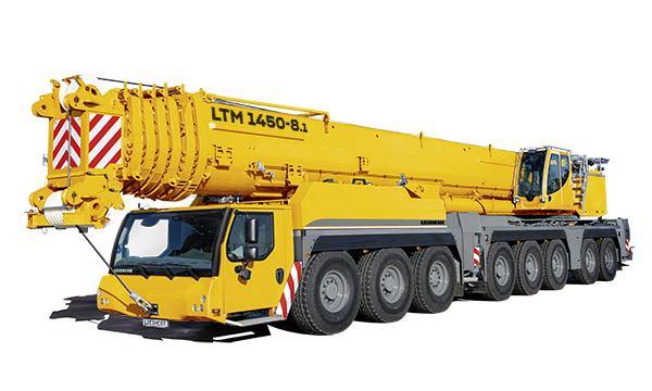 Liebherr LTM1500-8.1 dźwig 500 ton